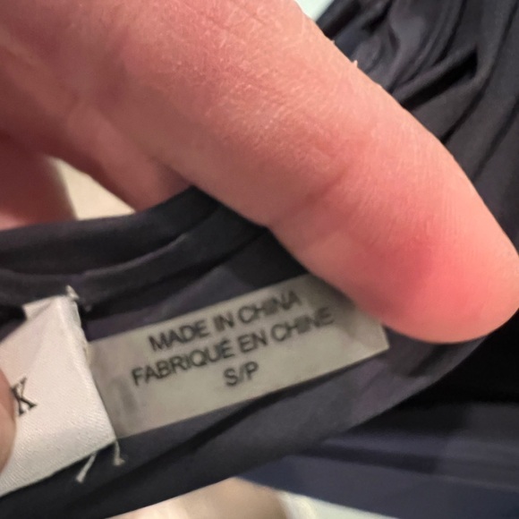 Ramy Brook Navy Blue V-Neck Dress. Size Small - Picture 6 of 8